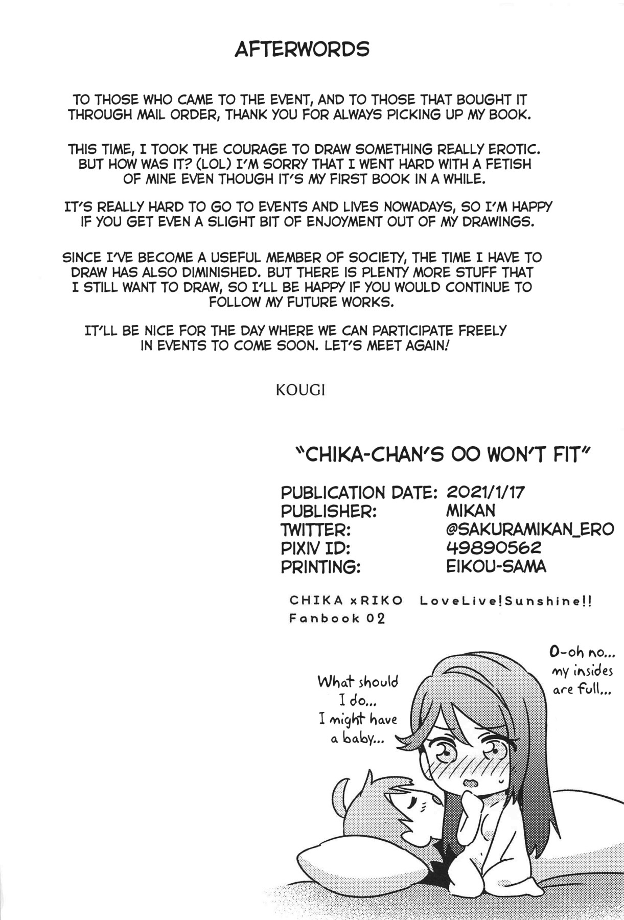 Hentai Manga Comic-Chika-chan's XXX Won't Fit-Read-33